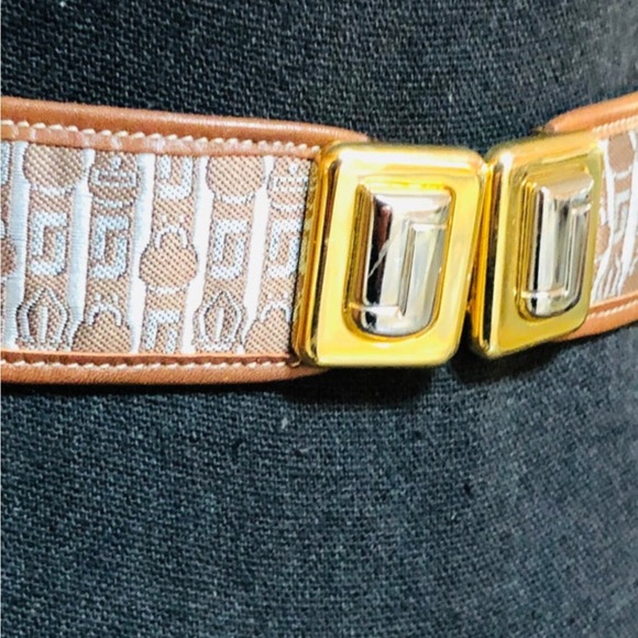 Judith Leiber Monogram Vintage Belt Silver Gold Logo Buckle One Size Adjustable main image 9
